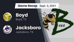 Recap: Boyd  vs. Jacksboro  2021