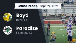 Recap: Boyd  vs. Paradise  2021