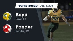 Recap: Boyd  vs. Ponder  2021