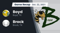 Recap: Boyd  vs. Brock  2021