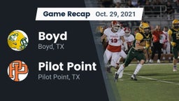 Recap: Boyd  vs. Pilot Point  2021