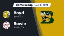 Recap: Boyd  vs. Bowie  2021