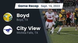 Recap: Boyd  vs. City View  2022