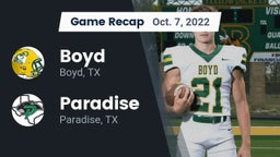 Recap: Boyd  vs. Paradise  2022