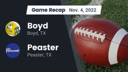 Recap: Boyd  vs. Peaster  2022