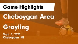 Cheboygan Area  vs Grayling  Game Highlights - Sept. 3, 2020