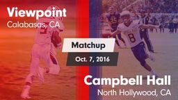 Matchup: Viewpoint High vs. Campbell Hall  2016