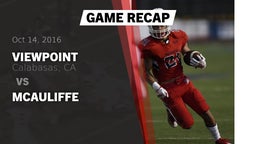 Recap: Viewpoint  vs. McAuliffe 2016