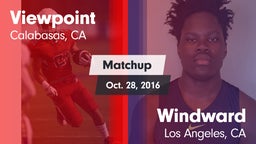 Matchup: Viewpoint High vs. Windward  2016