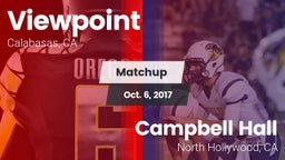 Matchup: Viewpoint High vs. Campbell Hall  2017