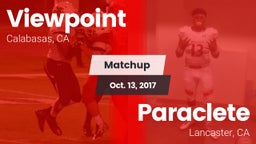 Matchup: Viewpoint High vs. Paraclete  2017