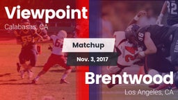Matchup: Viewpoint High vs. Brentwood  2017