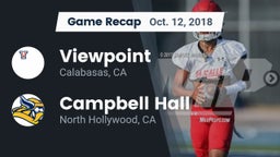 Recap: Viewpoint  vs. Campbell Hall  2018