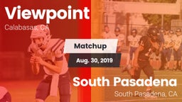 Matchup: Viewpoint High vs. South Pasadena  2019