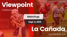 Matchup: Viewpoint High vs. La Cañada  2019