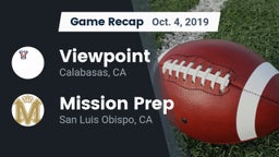 Recap: Viewpoint  vs. Mission Prep 2019