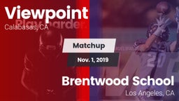 Matchup: Viewpoint High vs. Brentwood School 2019