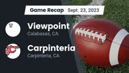 Recap: Viewpoint  vs. Carpinteria  2023