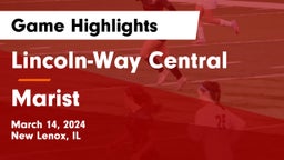 Lincoln-Way Central  vs Marist  Game Highlights - March 14, 2024