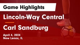 Lincoln-Way Central  vs Carl Sandburg  Game Highlights - April 4, 2024