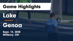 Lake  vs Genoa  Game Highlights - Sept. 12, 2020