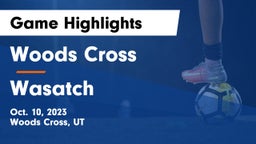 Woods Cross  vs Wasatch  Game Highlights - Oct. 10, 2023