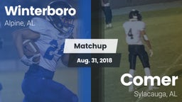 Matchup: Winterboro High vs. Comer  2017