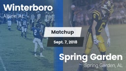 Matchup: Winterboro High vs. Spring Garden  2017