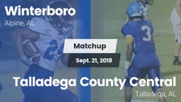 Matchup: Winterboro High vs. Talladega County Central  2017