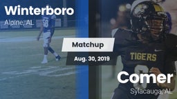 Matchup: Winterboro High vs. Comer  2019