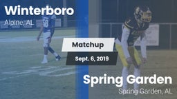 Matchup: Winterboro High vs. Spring Garden  2019