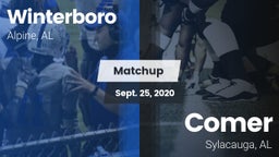 Matchup: Winterboro High vs. Comer  2021