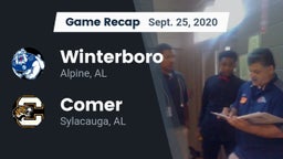 Recap: Winterboro  vs. Comer  2020