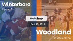 Matchup: Winterboro High vs. Woodland  2020