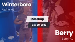 Matchup: Winterboro High vs. Berry  2021
