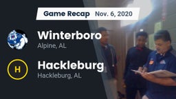 Recap: Winterboro  vs. Hackleburg  2020