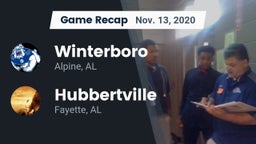 Recap: Winterboro  vs. Hubbertville  2020