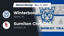 Recap: Winterboro  vs. Sumiton Christian  2021