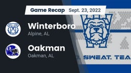 Recap: Winterboro  vs. Oakman  2022