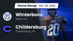 Recap: Winterboro  vs. Childersburg  2022