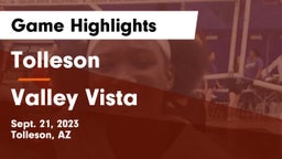 Tolleson  vs Valley Vista  Game Highlights - Sept. 21, 2023