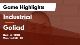 Industrial  vs Goliad  Game Highlights - Dec. 4, 2018