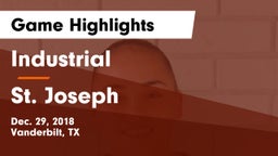 Industrial  vs St. Joseph  Game Highlights - Dec. 29, 2018