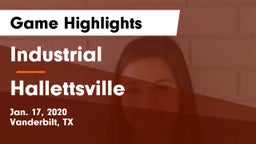 Industrial  vs Hallettsville  Game Highlights - Jan. 17, 2020