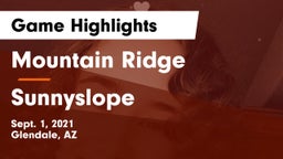 Mountain Ridge  vs Sunnyslope  Game Highlights - Sept. 1, 2021