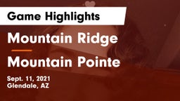 Mountain Ridge  vs Mountain Pointe  Game Highlights - Sept. 11, 2021