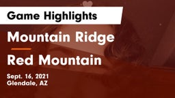 Mountain Ridge  vs Red Mountain  Game Highlights - Sept. 16, 2021