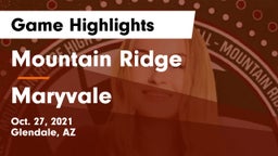 Mountain Ridge  vs Maryvale  Game Highlights - Oct. 27, 2021