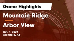 Mountain Ridge  vs Arbor View  Game Highlights - Oct. 1, 2022