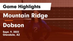 Mountain Ridge  vs Dobson  Game Highlights - Sept. 9, 2023